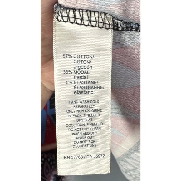 Rafaella Weekend Womens Knit Top 3X Animal Southwest Design Gold Embellishments - Picture 12 of 12